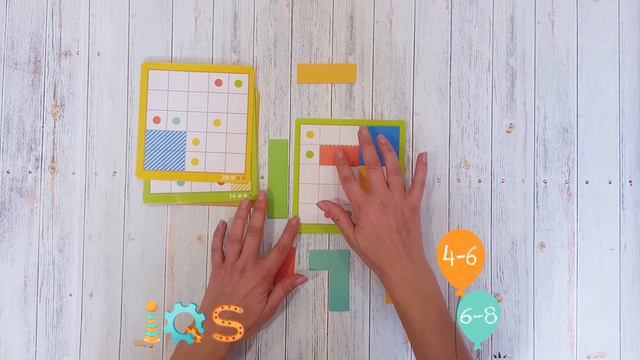 Настольна игра - головоломка Puzzle IQ-блоки 4+