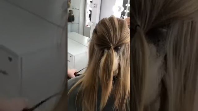 Прическа ракушка пошагово