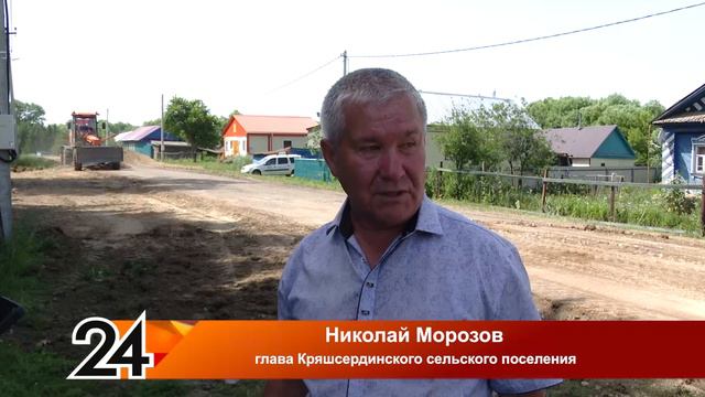 В селе Кряш-Серда Пестречинского района появятся парковочные места и тротуар