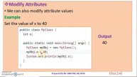 JAVA - MODULE 2 - TOPIC 18 - ATTRIBUTES & MORE EXAMPLES