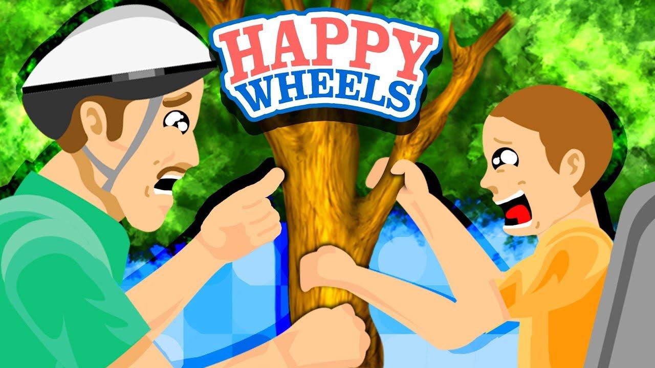 Весёлая игра happy wheels #3