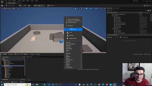 Unreal Engine 5 - Мега-курс от самых простых вещей до Ниагары, control rig, AI и анимации.#5