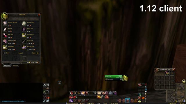 WoW 1.13 classic Vs. WoW 1.12 vanilla (client delay, lag)