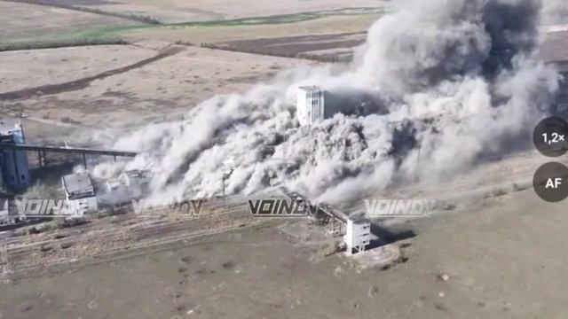 Подрыв нашими военнослужащими главного ствола шахты «Южнодонбасская №3»