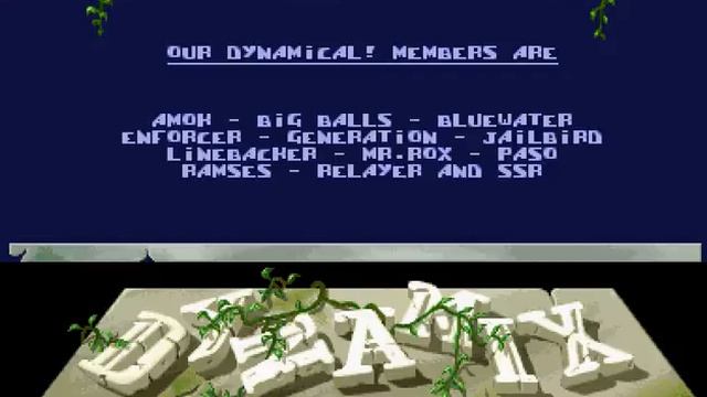 Dynamix - Allan Borders Cricket - Amiga Cracktro