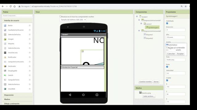 Brújula con App Inventor | Crear una Aplicacion Android Sencilla con MIT App Inventor