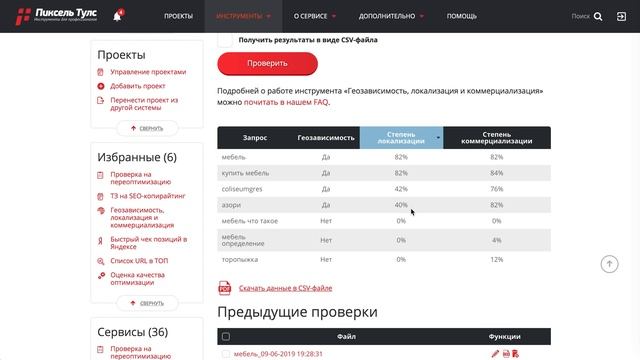 Геозависимость, локализация и коммерциализация — проверка поисковых запросов [Пиксель Тулс] ?