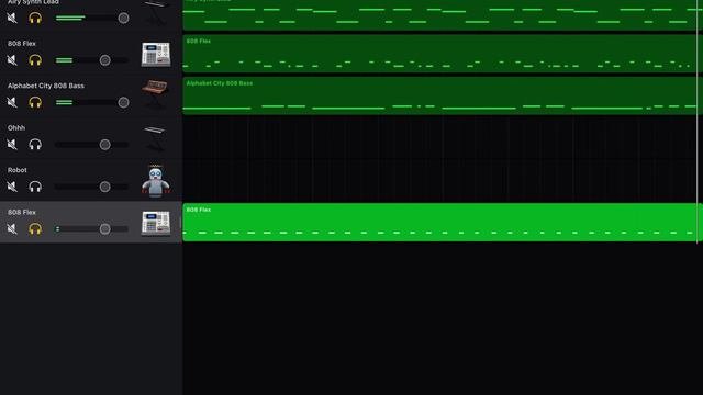 Трек (GarageBand) крутая музыка - Bass
