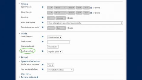 CourseSpaces Quick Guide - Creating a Quiz