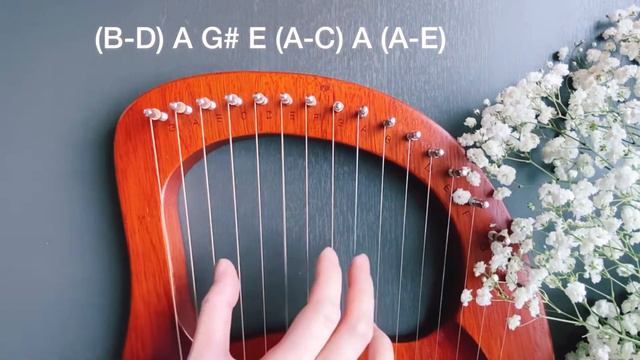 Bayu Bayushki Bayu Russian Lullaby  Huntress Lullaby  Lyre Cover  Tutorial