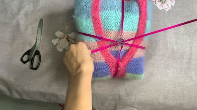 Новый полосатик или как я вяжу планку.Леденцовый кардиган нашёл хозяйку.Дела земные