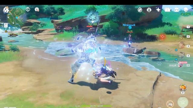 Genshin Impact Перешептывание журавля и белого кролика: белый  журавль . Глава 1 часть 2