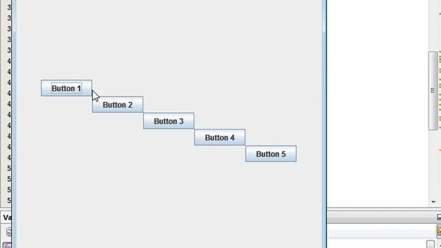 Java Programming Tutorial -GridBagConstraints-5- public double weightx