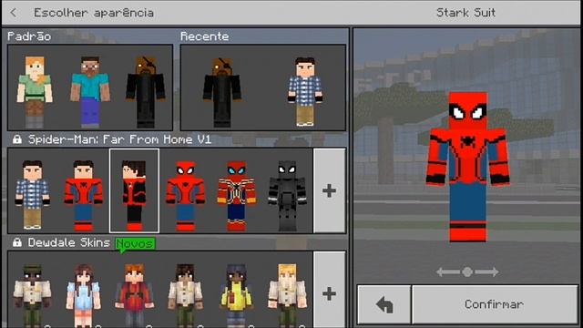 SPIDER-MAN ALL SUITS SKIN PACK FOR MINECRAFT PE ! (Minecraft Pocket Edition)