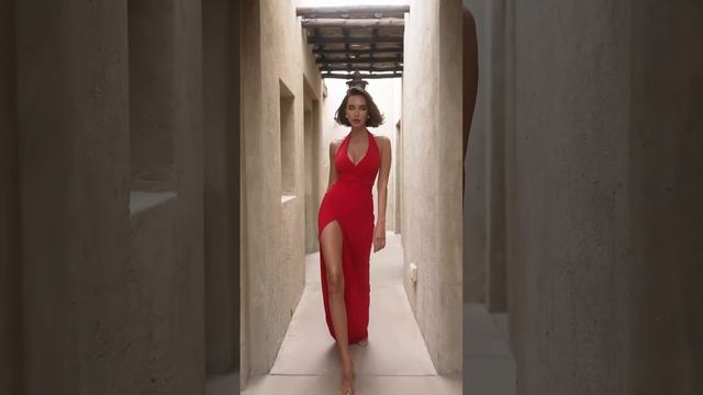 Идеальное красное платье #модные тенденции #стиль #модель