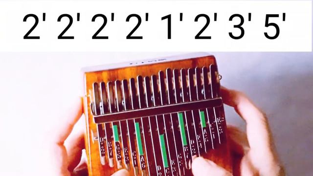 Ponyo On The Cliff/Joe Hisaishi - Ghibli (Easy Tabs/Play-Along)【Kalimba Cover】