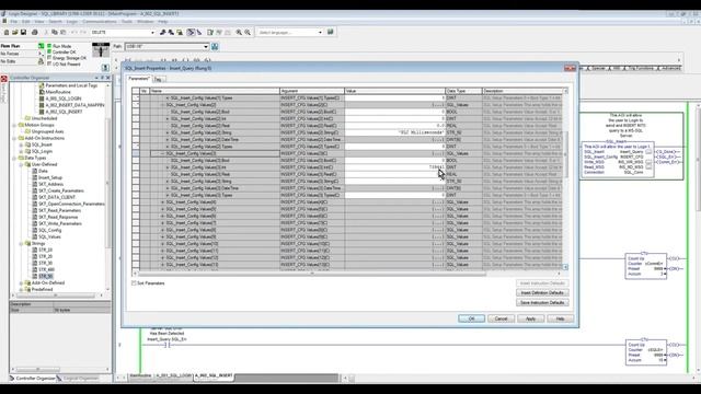 Log Data From AB PLC To SQL Server