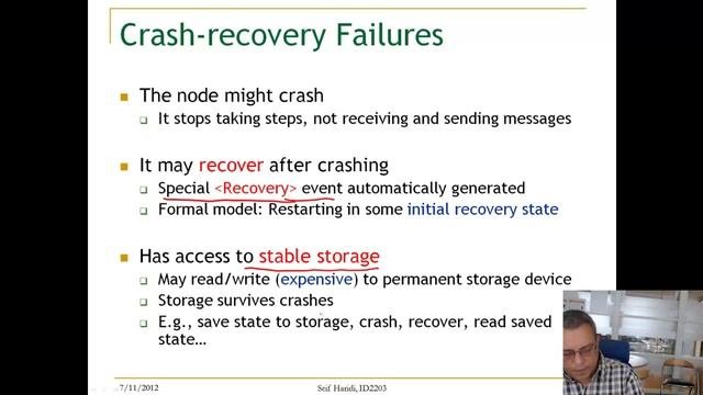 Lecture 3. Unit 5. Node failure