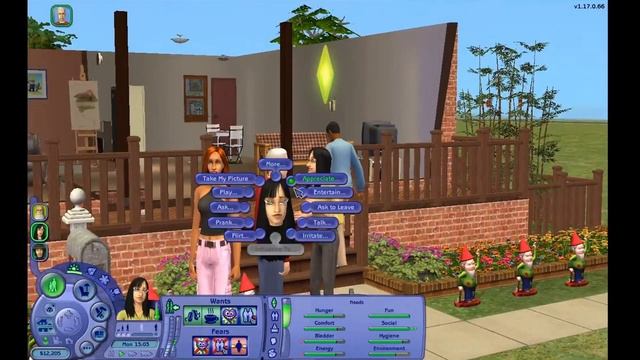 In The Sims 2 I Stole a Fortune to Fund my Gnome Painting Business