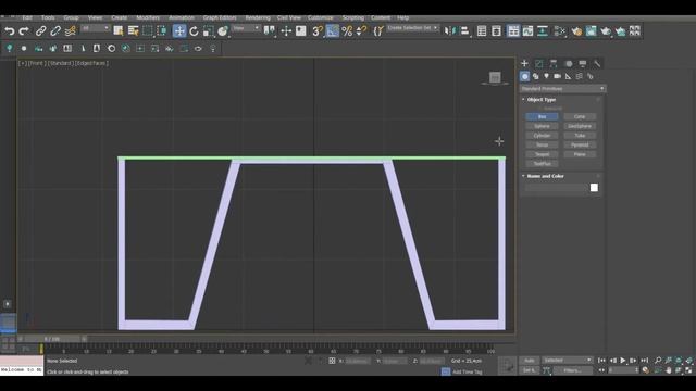 моделирование стола в 3ds max