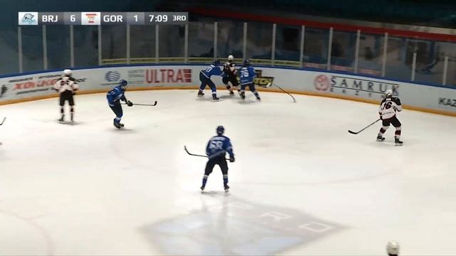 Обзор второй игры молодёжных команд "Барыс-Жас" - "Горняк" (18.02.2021)