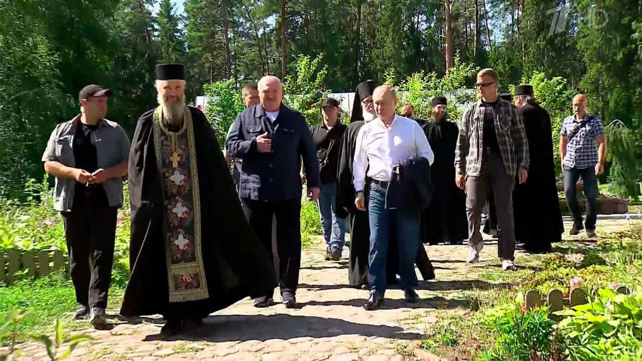 Храм на Валааме, где монахи молятся о погибших воинах, посетили Владимир Путин и Александр Лукашенко