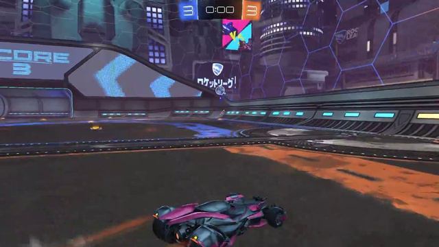 Rocket League - Across the map air dribble after time is up