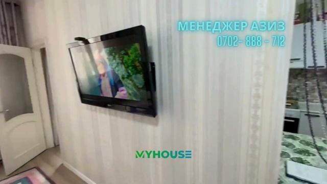 *?Продается 1 комнатная переделанная в 2 комн. квартира?* БИШКЕК, золотой квадрат 65 800$