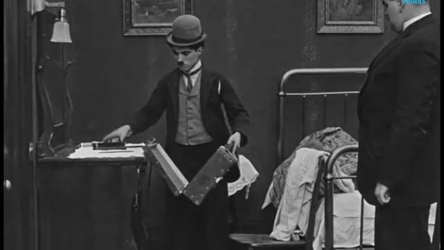 Charlie Chaplin A Night Out 1915 Silent Film  Edna Purviance  Leo White