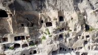 Вардзиа [4K] (Грузия) пещерный монастырь