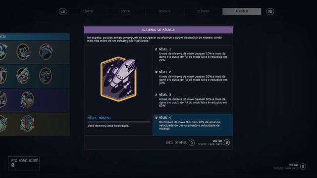 Starfield - O quão poderoso pode ser um Pilotomante? Melhores habilidades/skills de "Técnico"!