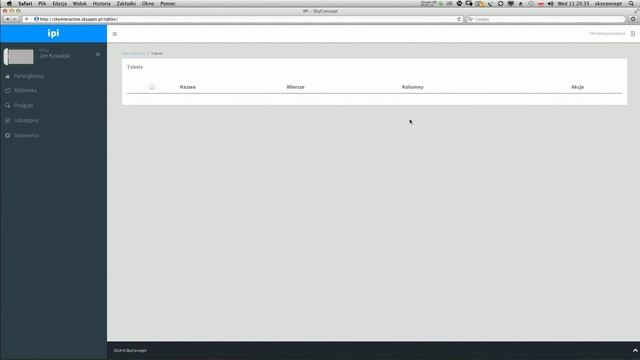 IPI Tutorial 9 – Tworzenie tabel