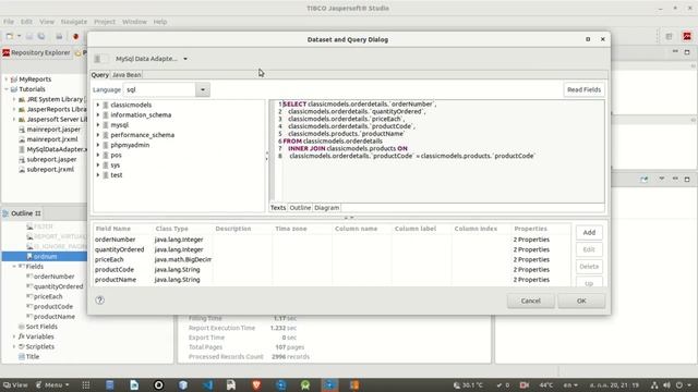 Jaspersoft Studio : How to use Subreport with return value