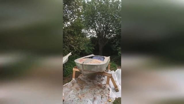 Реставрация катера очистка корпуса / Restoration of the ussr retro speed boat cleaning the hull