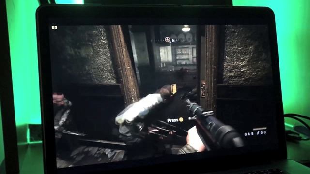 Wolfenstein on Macbook Pro Retina (15 inch) Bootcamp