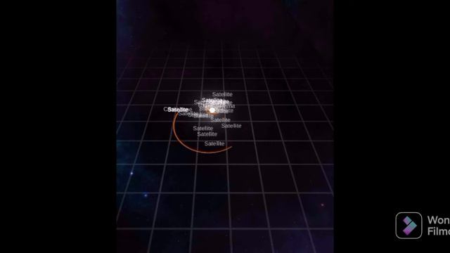 satellite 🛰️ orbiting the white dwarf