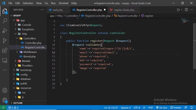 Laravel 8 in Tamil - 41 - How to use Form Validation