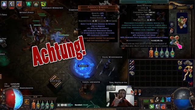 [3.5] Zombie Necro Boss Killer Anfänger [UAtziri/Shaper/Mapper]Path of Exile Build Guide [Deutsch]
