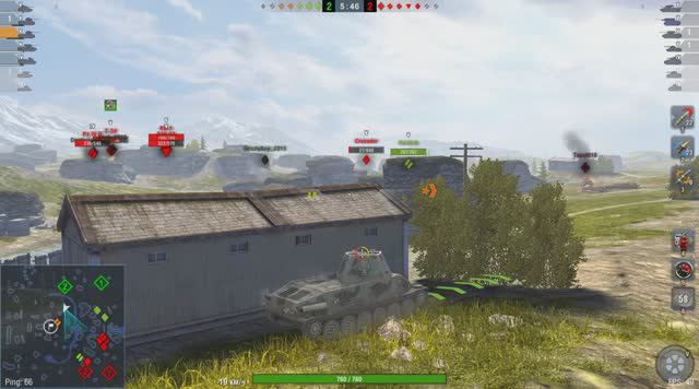 World of Tanks Blitz – игра во взводе на Т-25