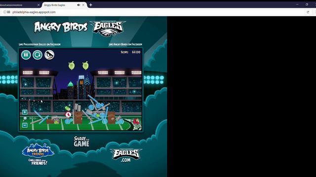 Angry Birds Philadelphia Eagles Gameplay All Levels