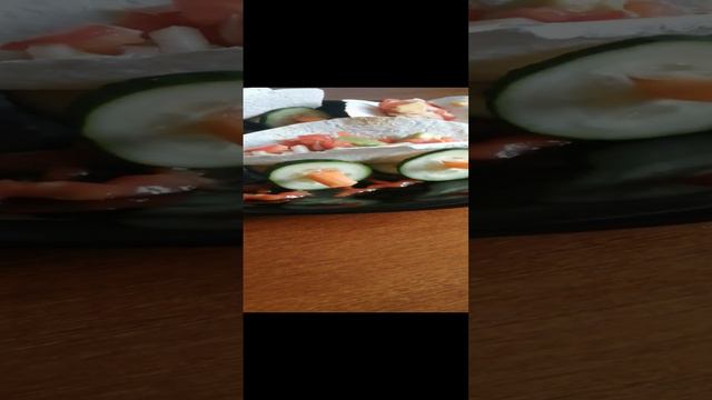 Салат на колёсиках