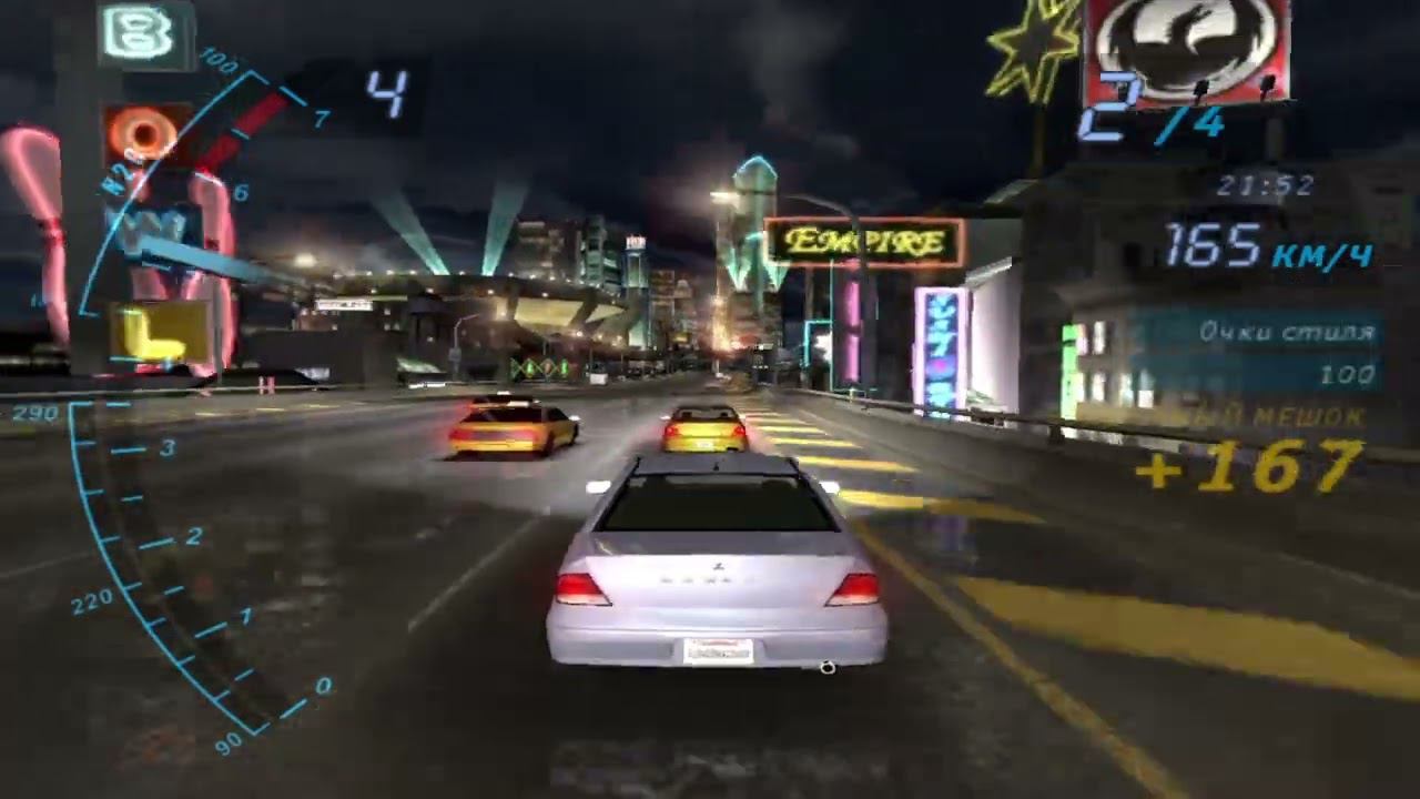 54) NFS Underground Drag Racing Lancer VS Lancer VS Golf GTI VS Golf GTI Драг-рейсинг