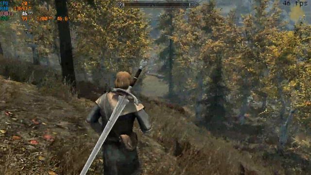 Skyrim AE - Lossless Scaling (LS1, FSR1 results)