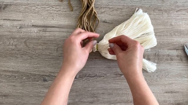 macrame pregnant doll