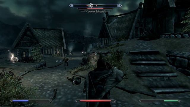 skyrim gamepplay(samael vs vaytran)