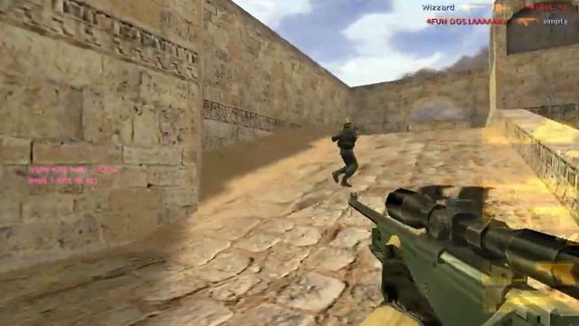 Как надо стрелять с awp (Counter-Strike 1.6) Fastzoom 6