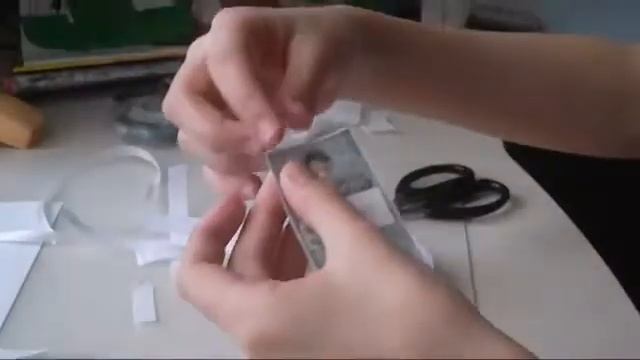 Открытка в стиле скрапбукинг. Отенс