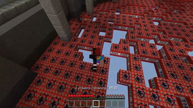 Minecraft TNT Run На Сервере MineVille
