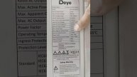 Deye 20kw 3phase LV Setup test