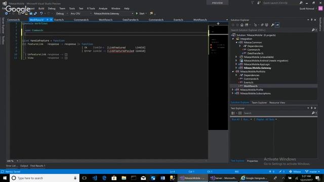 Workflows of Domain Driven Design using F#